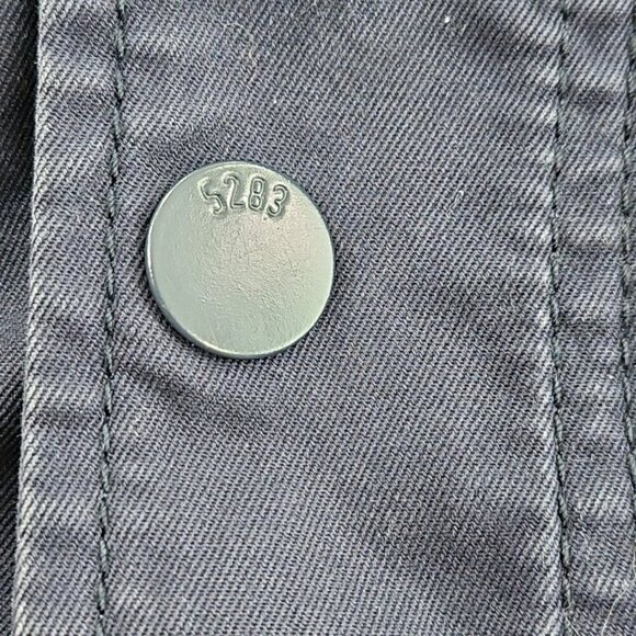 DB Supply Coat Adult Men's Size Small Navy Blue Chore Coat Hoodie EUC Long - Picture 4 of 15